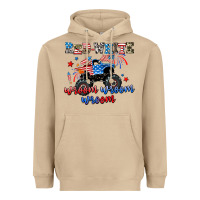 Mushroom red white wroom wroom wroom Heavyweight Hoodie - AdoDesignShop