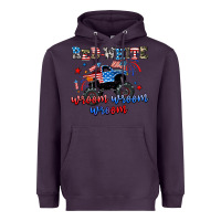 Plum red white wroom wroom wroom Heavyweight Hoodie - AdoDesignShop