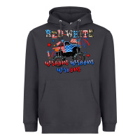 Smoke red white wroom wroom wroom Heavyweight Hoodie - AdoDesignShop