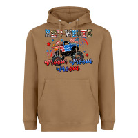 Toasted Coconut red white wroom wroom wroom Heavyweight Hoodie - AdoDesignShop