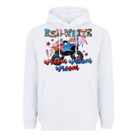 White red white wroom wroom wroom Heavyweight Hoodie - AdoDesignShop