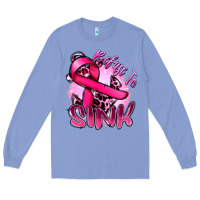 Colony Blue Refuse to sink Cancer Long Sleeve Tee - FaDigitalArtStudio