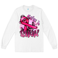 White Refuse to sink Cancer Long Sleeve Tee - FaDigitalArtStudio