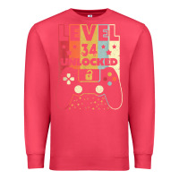 Cardinal level 34 unlocked shirt video gamer 34th birthday gifts tee t shirt Premium Sweatshirt - longCreatives
