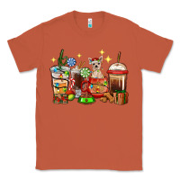 Copper Christmas coffee cups with Chihuahua Classic Tee - RanaPortraitStore