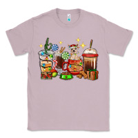Lilac Christmas coffee cups with Chihuahua Classic Tee - RanaPortraitStore