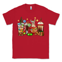 Red Christmas coffee cups with Chihuahua Classic Tee - RanaPortraitStore
