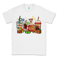 White Christmas coffee cups with Chihuahua Classic Tee - RanaPortraitStore