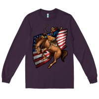 Plum American Cowboy Long Sleeve Tee - Jasminsmagicworld