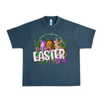 Midnight Navy happy easHappy Easter y'all Easter Day Urban Heavy Tee - CowGirlArtShop