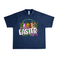 Navy happy easHappy Easter y'all Easter Day Urban Heavy Tee - CowGirlArtShop
