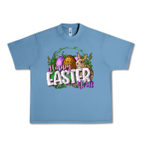 Pebble Blue happy easHappy Easter y'all Easter Day Urban Heavy Tee - CowGirlArtShop