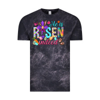 Cloud Black He is risen indeed Happy Easter Day Vintage Tee - HowdyJamesFarm