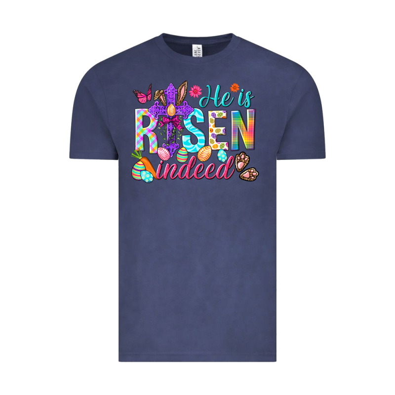 He Is Risen Indeed Happy Easter Day Vintage Tee by HowdyJamesFarm | Teevron