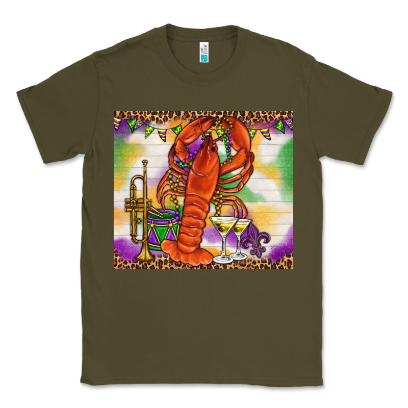 Mardi Gras Crawfish Tumbler Classic Tee by HowdyJamesFarm | Teevron