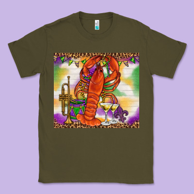 Mardi Gras Crawfish Tumbler Classic Tee Designed By Howdyjamesfarm