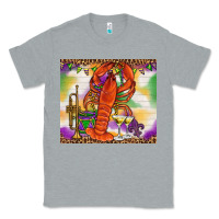 Heather Grey Mardi Gras Crawfish Tumbler Classic Tee - HowdyJamesFarm