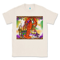 Natural Mardi Gras Crawfish Tumbler Classic Tee - HowdyJamesFarm