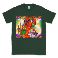 Sports Green Mardi Gras Crawfish Tumbler Classic Tee - HowdyJamesFarm
