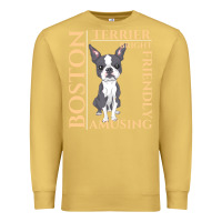 Antique Gold boston terrier t  shirt boston terrier dog traits gift t  shirt Premium Sweatshirt - longCreatives