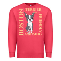 Cardinal boston terrier t  shirt boston terrier dog traits gift t  shirt Premium Sweatshirt - longCreatives