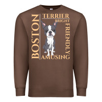 Chestnut boston terrier t  shirt boston terrier dog traits gift t  shirt Premium Sweatshirt - longCreatives