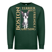Sports Green boston terrier t  shirt boston terrier dog traits gift t  shirt Premium Sweatshirt - longCreatives