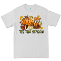 Dove Grey Tis The Season Fall Premium Tee - texasbilliewilder