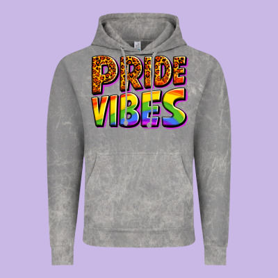 Pride Vibes Vintage Hoodie Designed By Oliviacreatesart