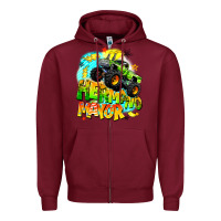 Burgundy hermano mayor Zipper Hoodie - BarkalooDesign