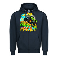 Navy hermano mayor Zipper Hoodie - BarkalooDesign