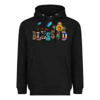 Black ı am blessed Heavyweight Hoodie - AdoDesignShop