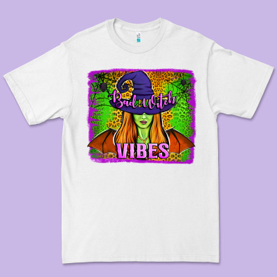 Bad Witch Vibes Premium Tee Designed By Jasminsmagicworld