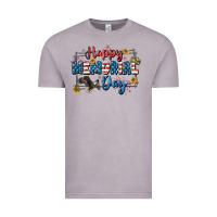 Vintage Zinc Happy memorial day 4th of july Vintage Tee - CowGirlArtShop