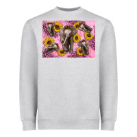 Heather Grey Baby elephant sunflowers kid's bottle Heavyweight Sweatshirt - Artiststas