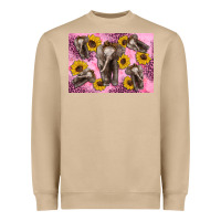 Mushroom Baby elephant sunflowers kid's bottle Heavyweight Sweatshirt - Artiststas