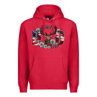 Cardinal Best Dad Ever Premium Hoodie - CowhideDigitalArt