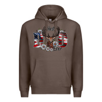 Coffee Best Dad Ever Premium Hoodie - CowhideDigitalArt