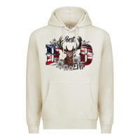 Oatmeal Heather Best Dad Ever Premium Hoodie - CowhideDigitalArt