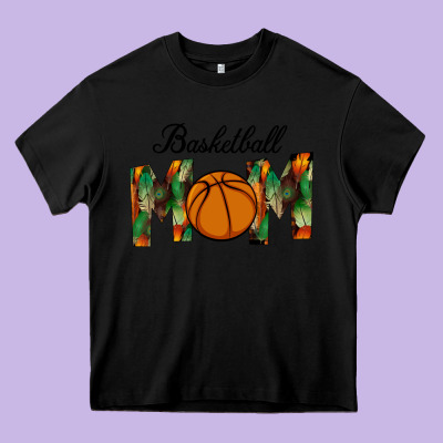 Basketball Mom Heavy Core Tee Designed By Bettercallsaul