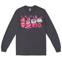 Smoke breast cancer coffee cups Long Sleeve Tee - OliviaCreatesArt