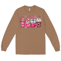 Toasted Coconut breast cancer coffee cups Long Sleeve Tee - OliviaCreatesArt