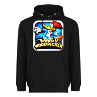 Black #woody woodpecker character Heavyweight Hoodie - longCreatives