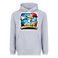 Heather Grey #woody woodpecker character Heavyweight Hoodie - longCreatives