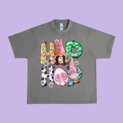 Hop Hop Easter Gnomies Easter Day Urban Heavy Tee Designed By Cowgirlartshop