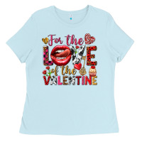 Baby Blue For the love of the Valentine Ladies Tee - HowdyJamesFarm