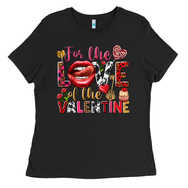 For The Love Of The Valentine Ladies Tee by HowdyJamesFarm | Teevron