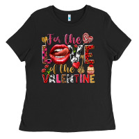 Black For the love of the Valentine Ladies Tee - HowdyJamesFarm