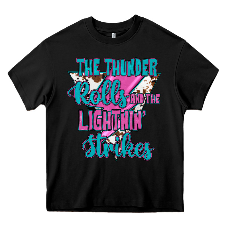 The Thunder Rolls And The Lıghtnıng Strikes Heavy Core Tee by JahusDesignShop | Teevron