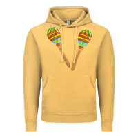 Vintage Mustard maracas fa element Vintage Hoodie - FaDigitalArtStudio